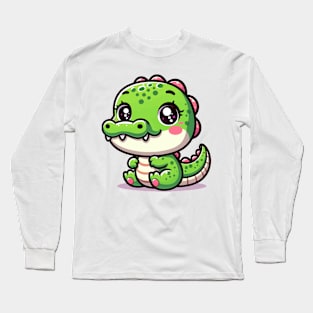 Cutie Croc Charm Long Sleeve T-Shirt